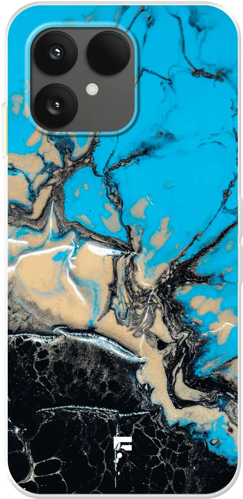 Blue meets Dark Marble 6