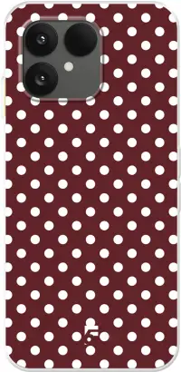 Burgundy Dots 6