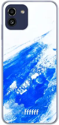 Blue Brush Stroke Galaxy A03