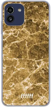 Gold Marble Galaxy A03