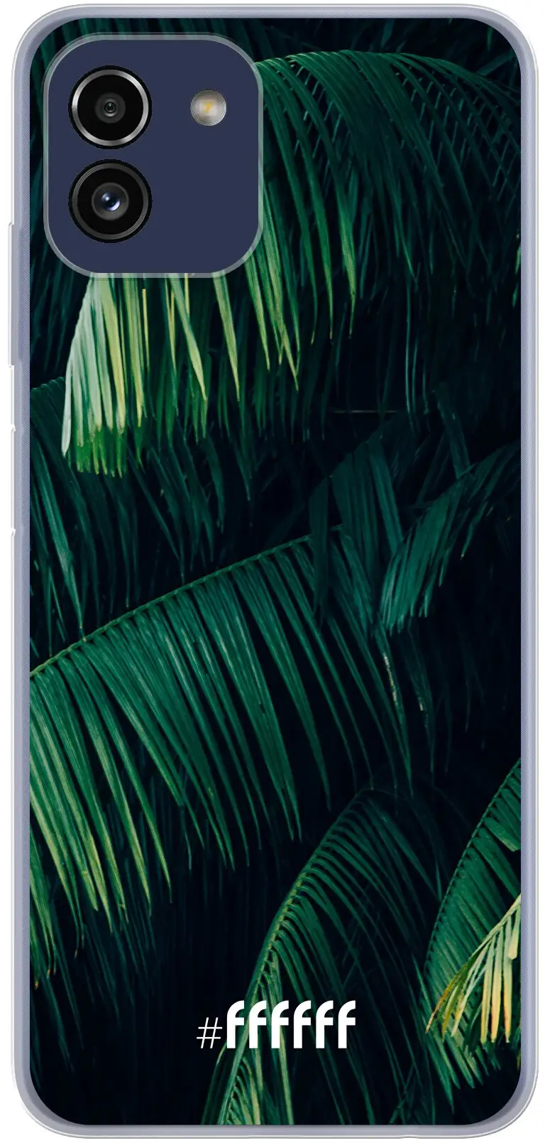 Palm Leaves Dark Galaxy A03