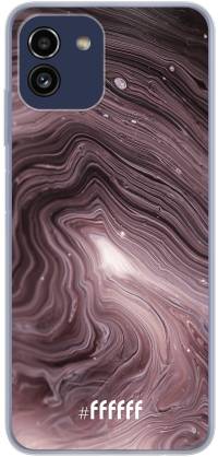 Purple Marble Galaxy A03