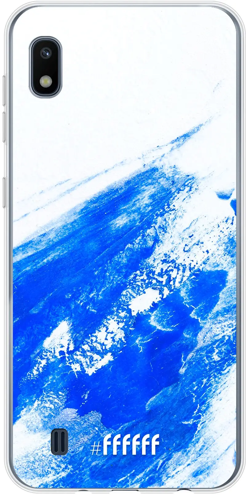 Blue Brush Stroke Galaxy A10