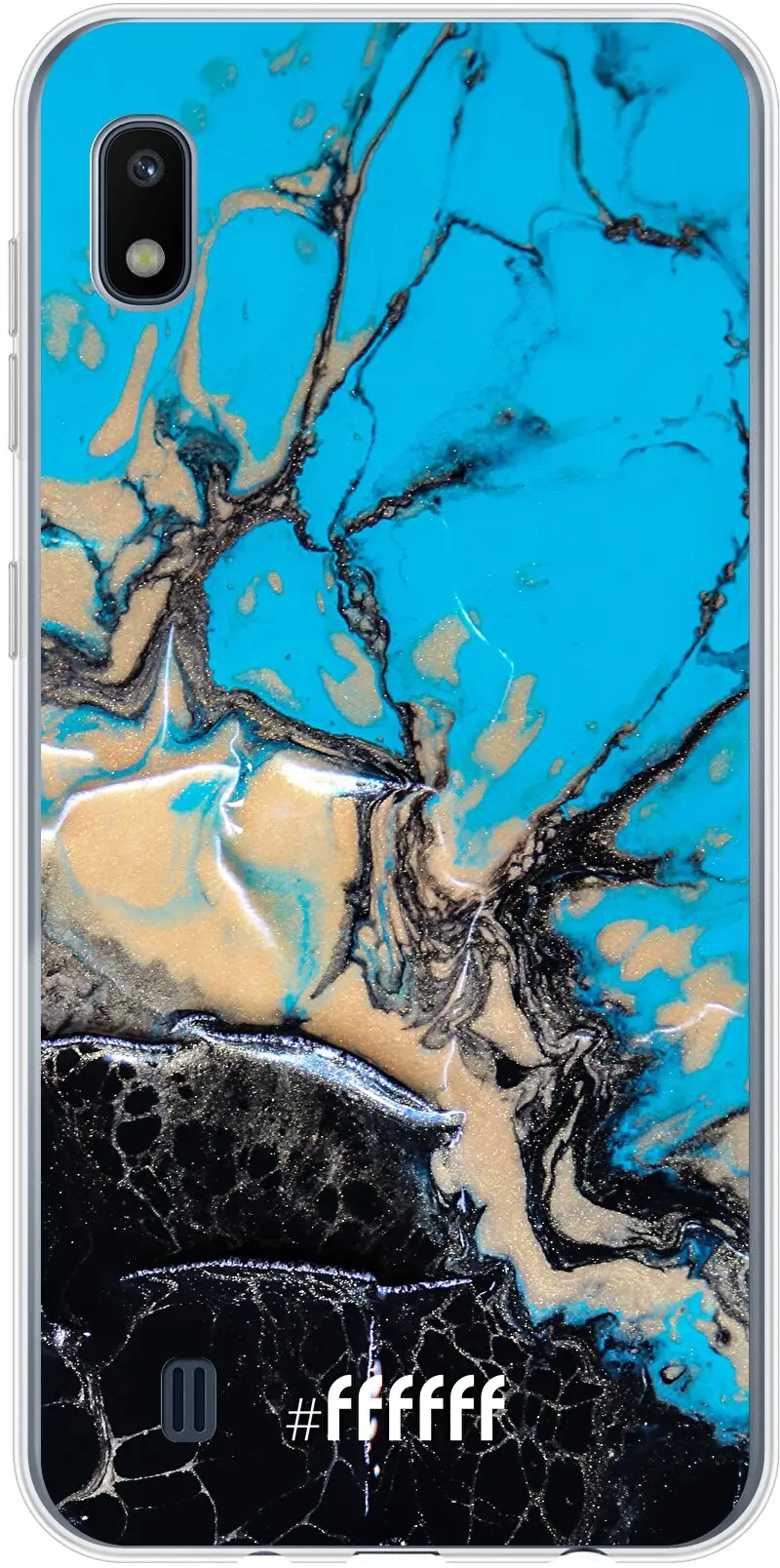 Blue meets Dark Marble Galaxy A10