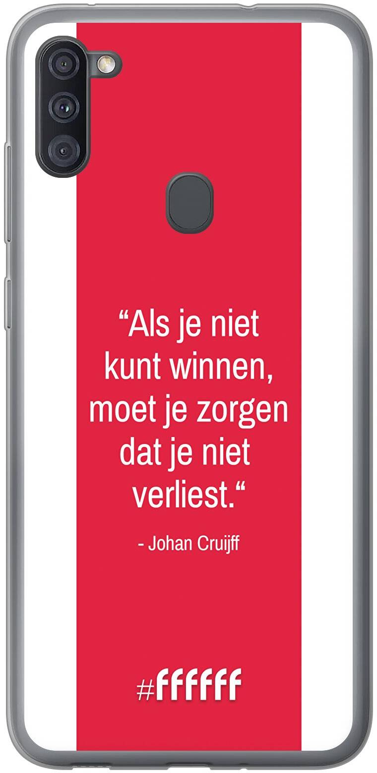 AFC Ajax Quote Johan Cruijff Galaxy A11