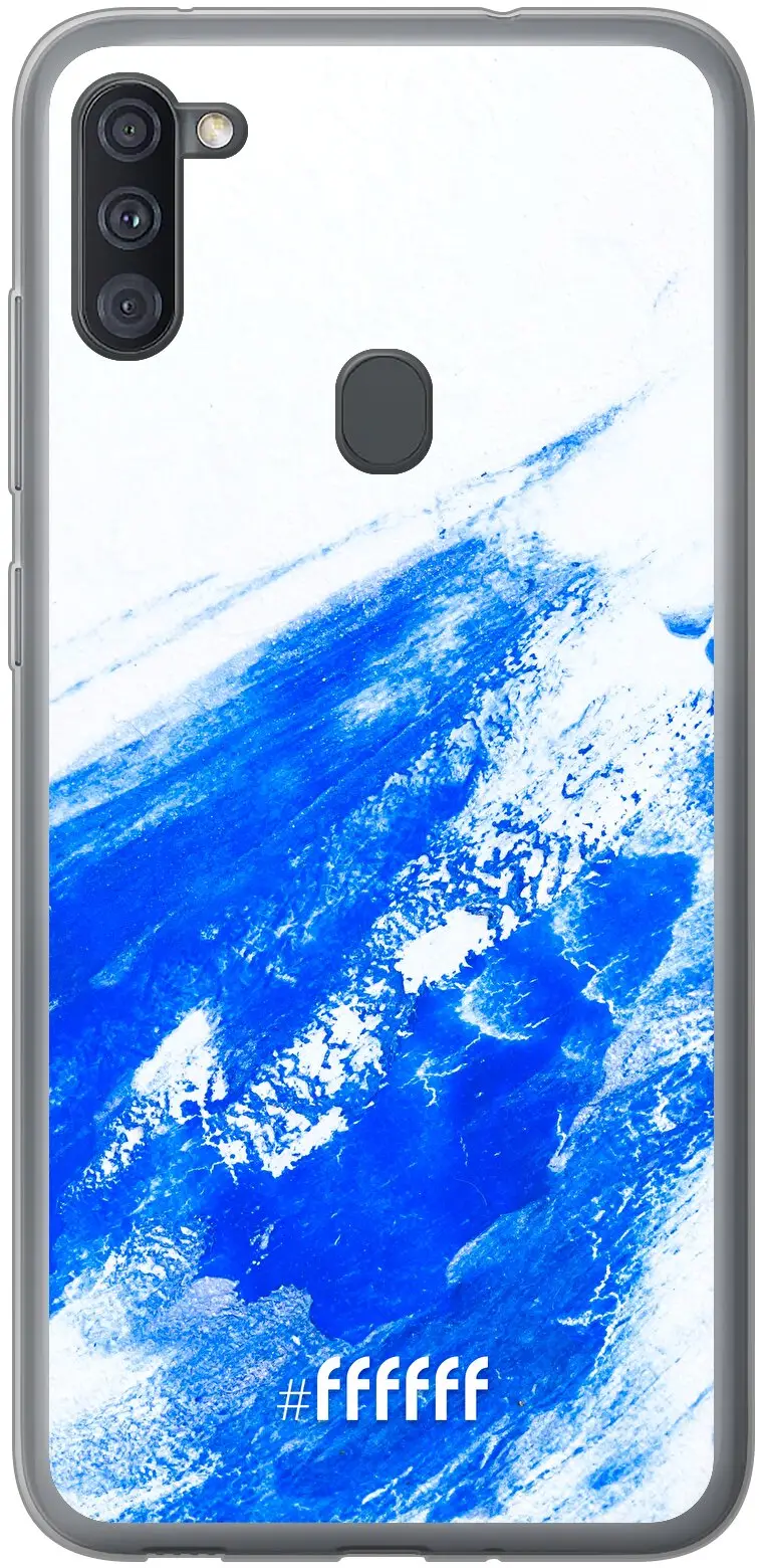 Blue Brush Stroke Galaxy A11