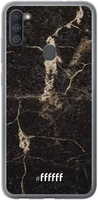 Dark Golden Marble Galaxy A11