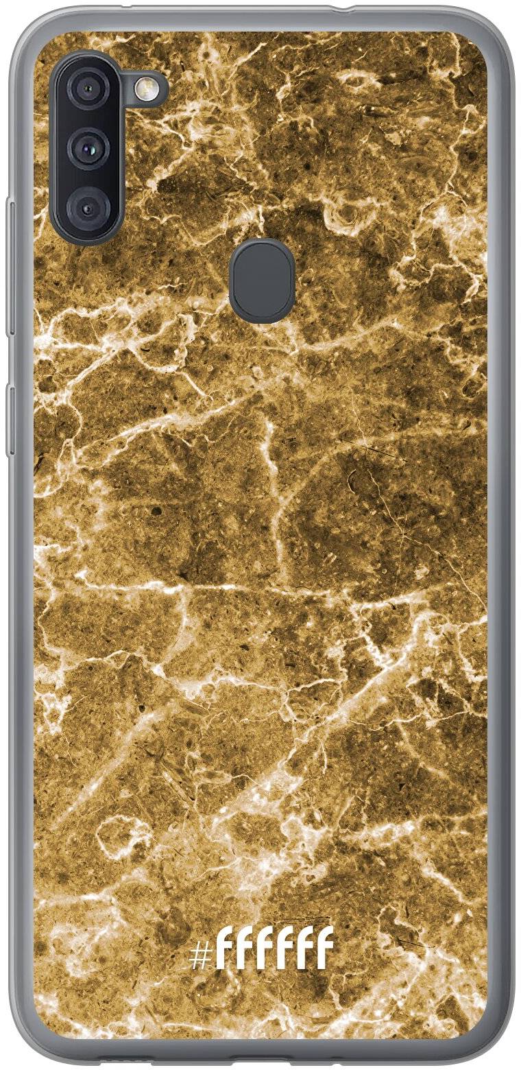 Gold Marble Galaxy A11