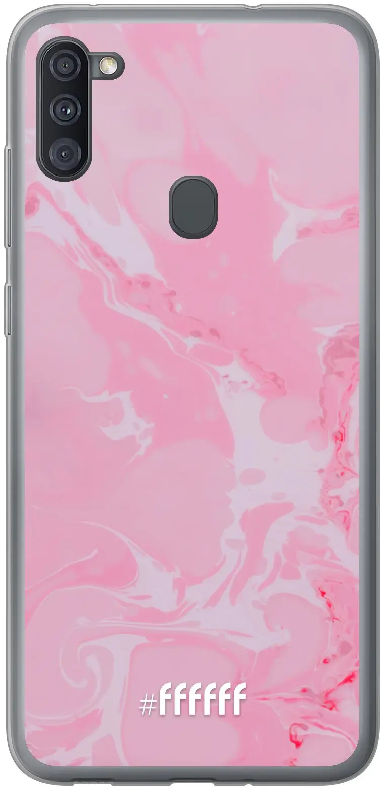 Pink Sync Galaxy A11