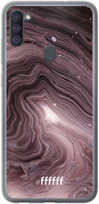 Purple Marble Galaxy A11