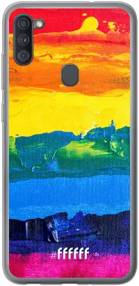 Rainbow Canvas Galaxy A11