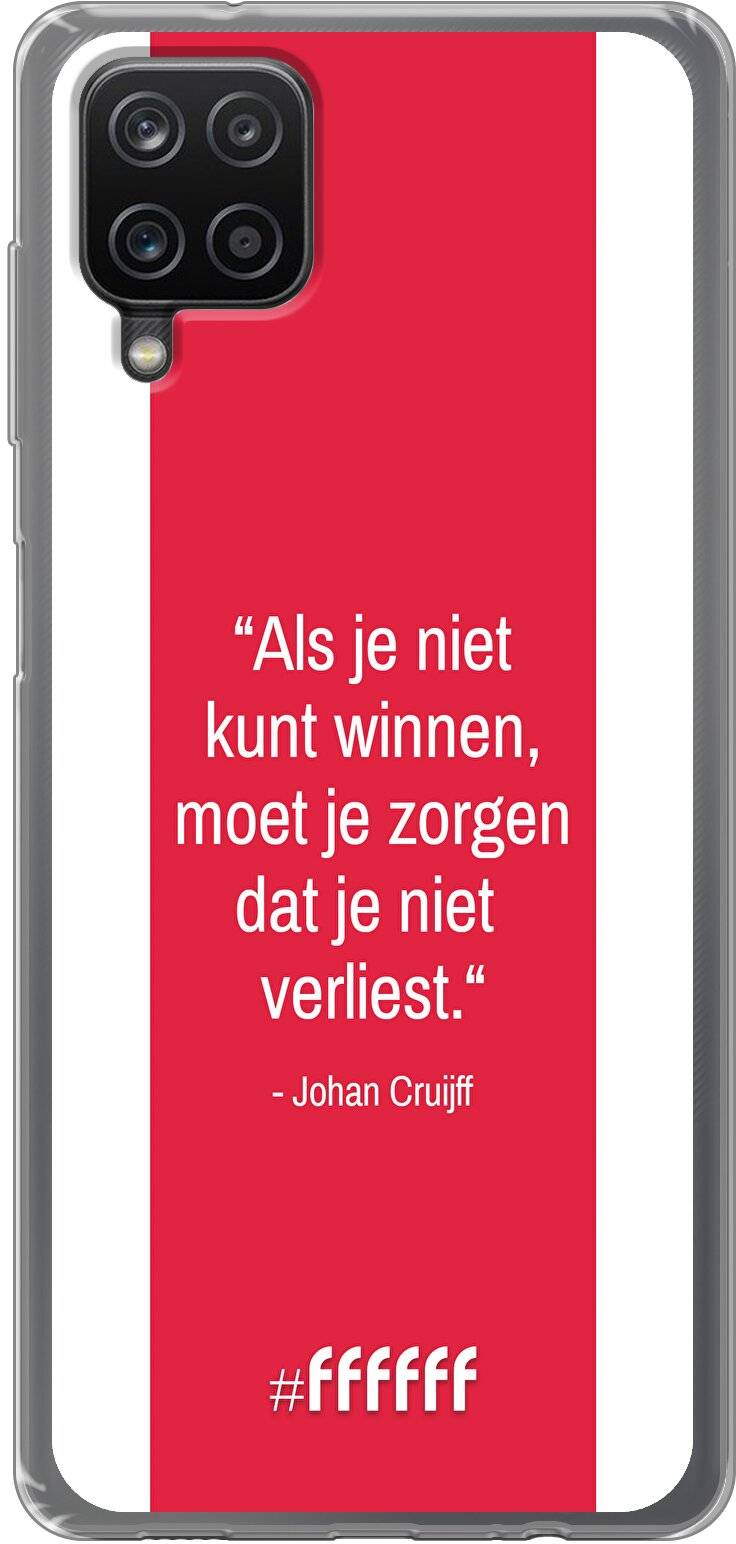 AFC Ajax Quote Johan Cruijff Galaxy A12