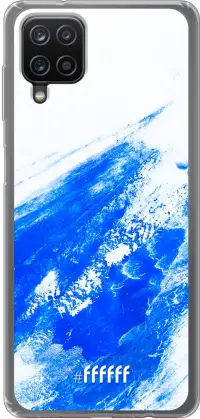 Blue Brush Stroke Galaxy A12