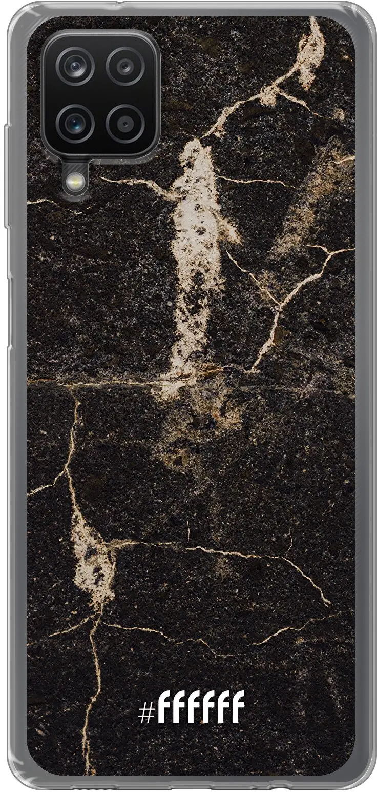 Dark Golden Marble Galaxy A12