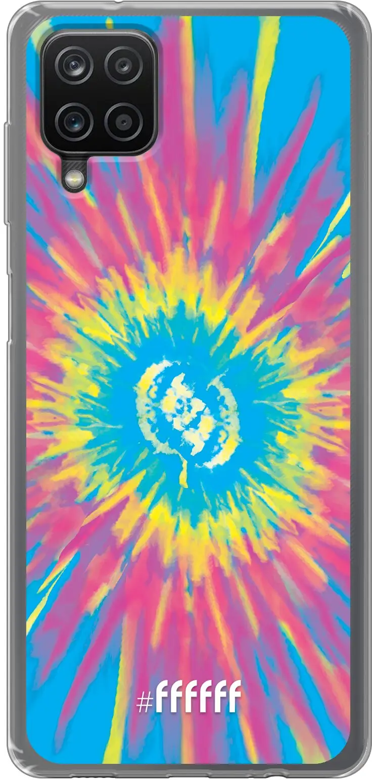 Flower Tie Dye Galaxy A12