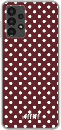 Burgundy Dots Galaxy A13 4G