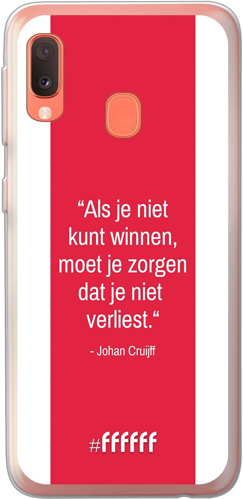 AFC Ajax Quote Johan Cruijff Galaxy A20e