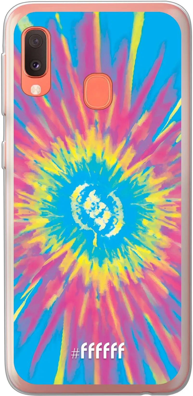 Flower Tie Dye Galaxy A20e