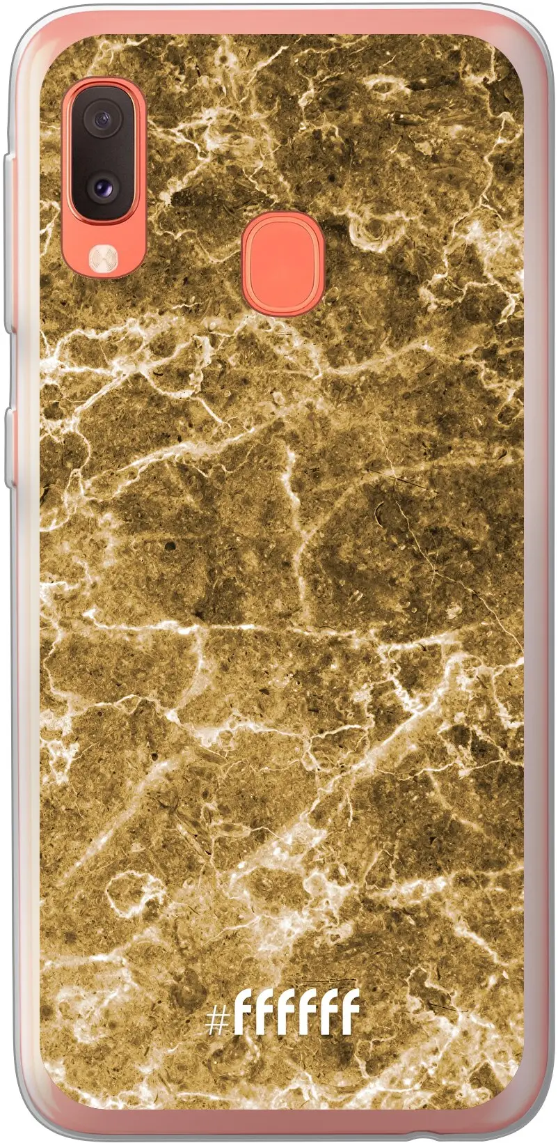 Gold Marble Galaxy A20e