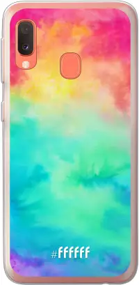 Rainbow Tie Dye Galaxy A20e