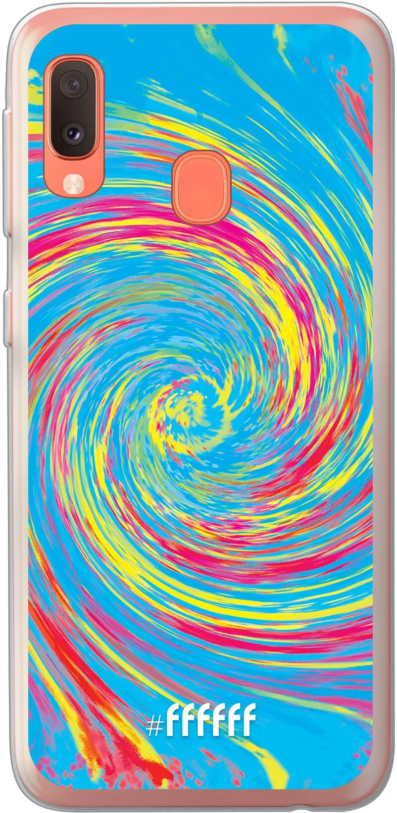 Swirl Tie Dye Galaxy A20e