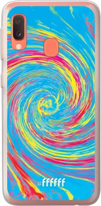 Swirl Tie Dye Galaxy A20e