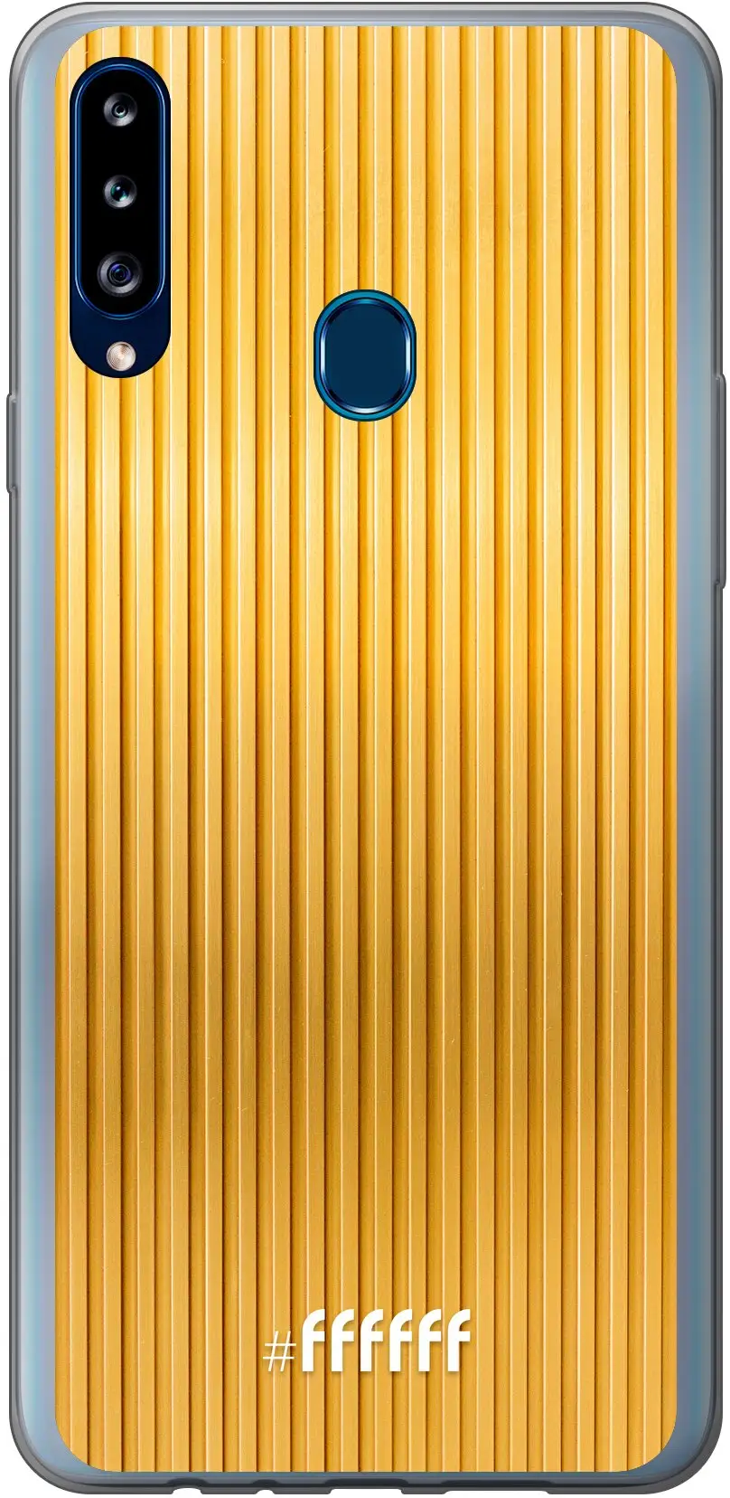 Bold Gold Galaxy A20s