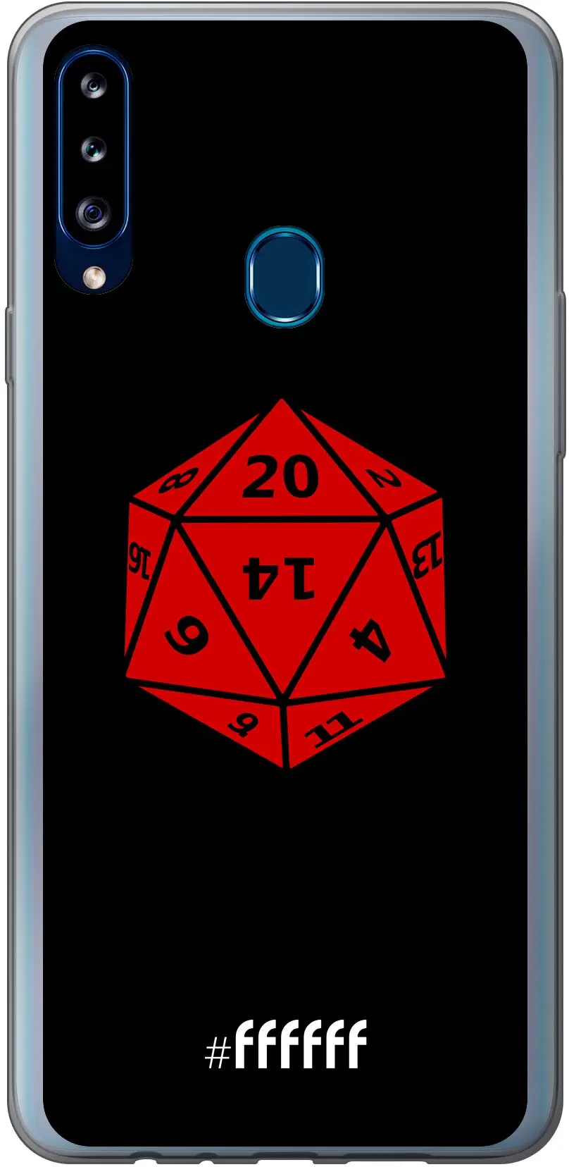 D20 - Black Galaxy A20s