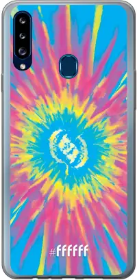 Flower Tie Dye Galaxy A20s