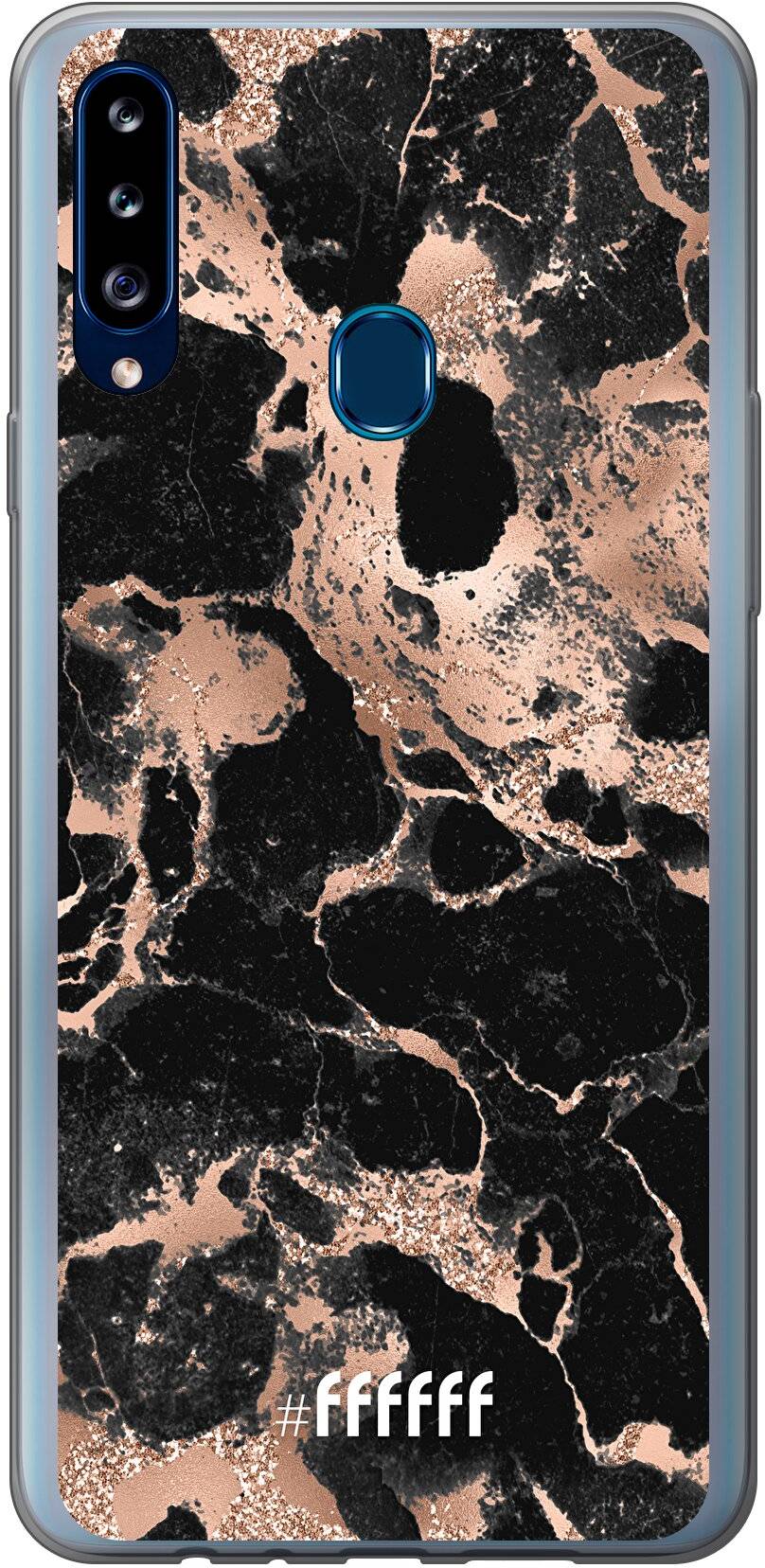 Rose Gold Marble Galaxy A20s