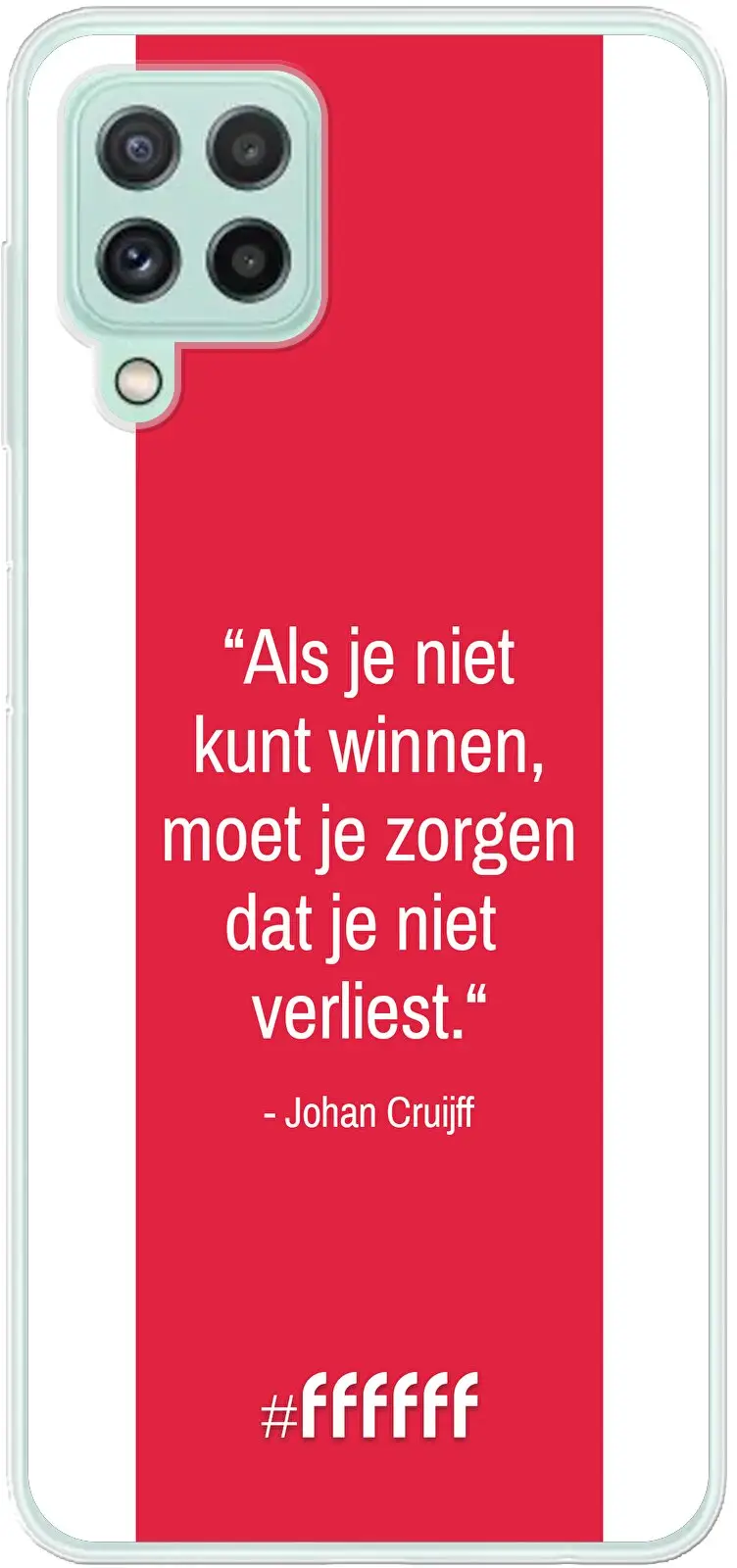 AFC Ajax Quote Johan Cruijff Galaxy A22 4G