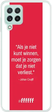 AFC Ajax Quote Johan Cruijff Galaxy A22 4G