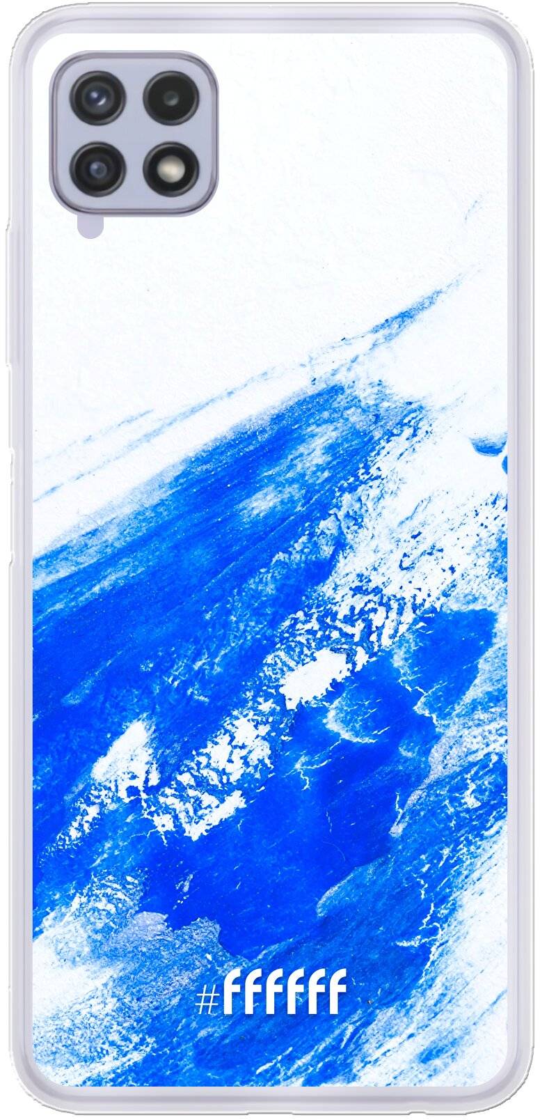 Blue Brush Stroke Galaxy A22 4G