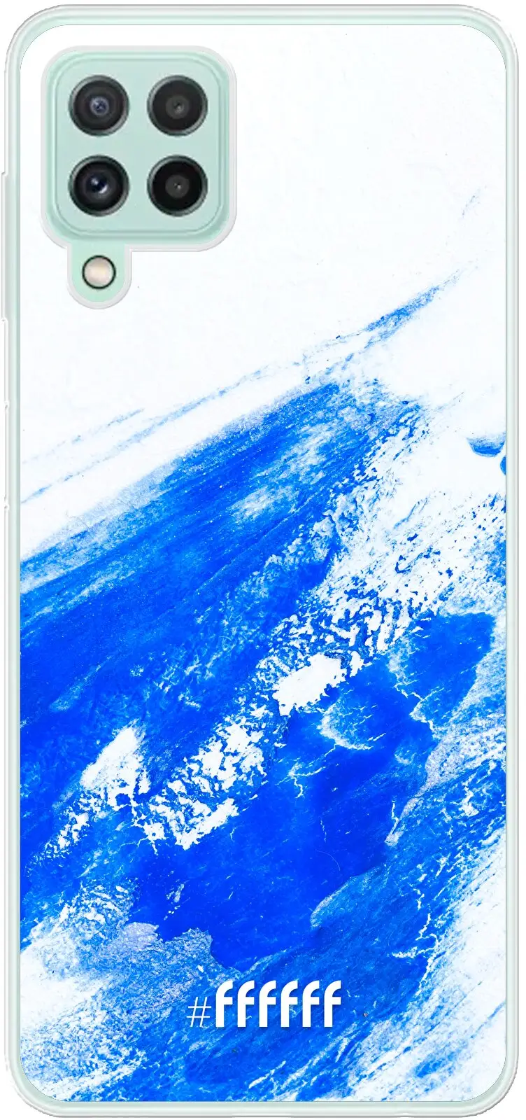 Blue Brush Stroke Galaxy A22 4G