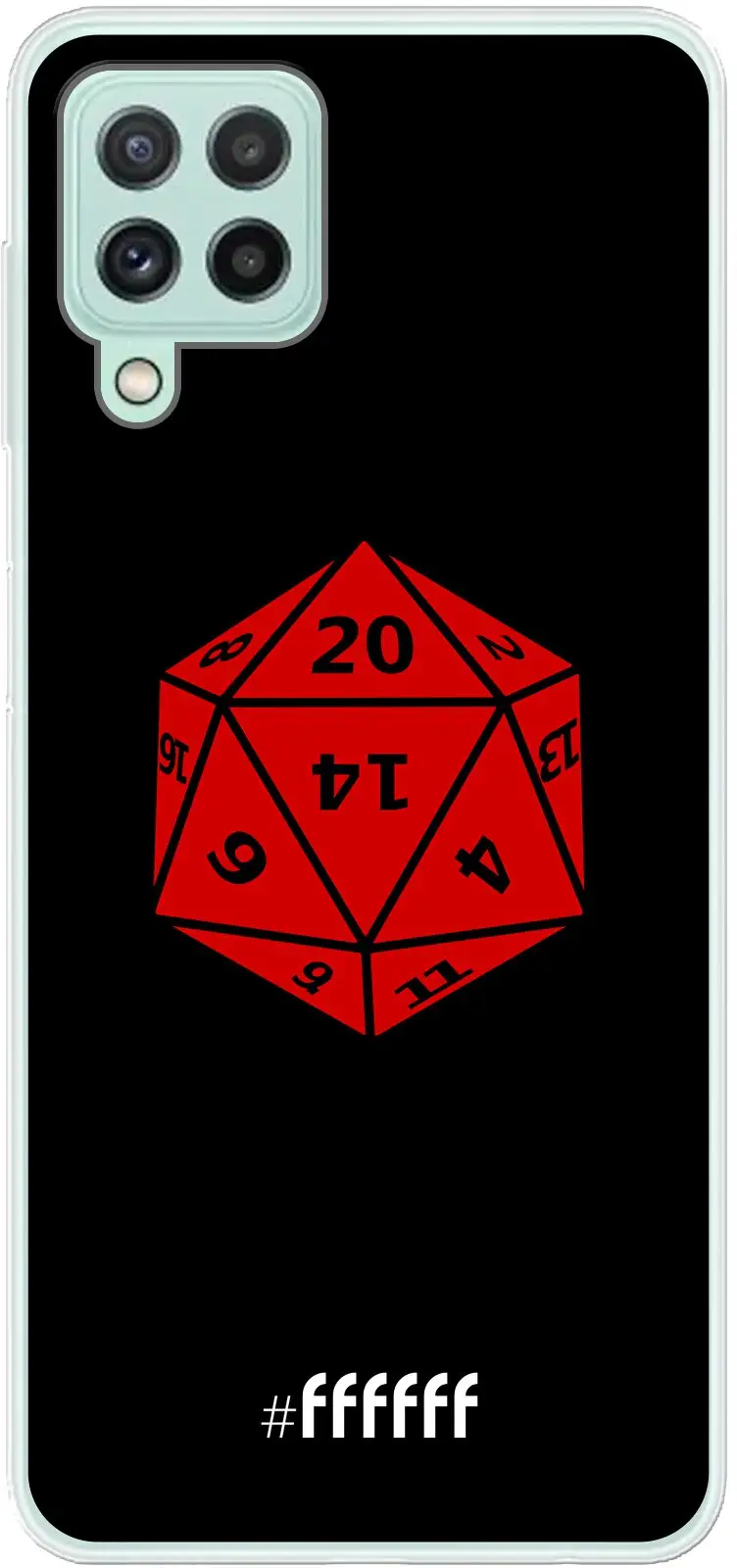 D20 - Black Galaxy A22 4G