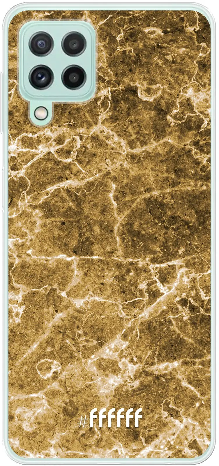 Gold Marble Galaxy A22 4G