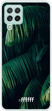 Palm Leaves Dark Galaxy A22 4G