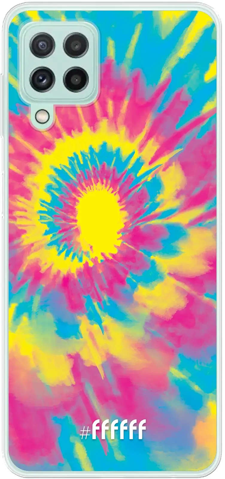 Psychedelic Tie Dye Galaxy A22 4G