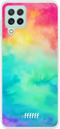 Rainbow Tie Dye Galaxy A22 4G