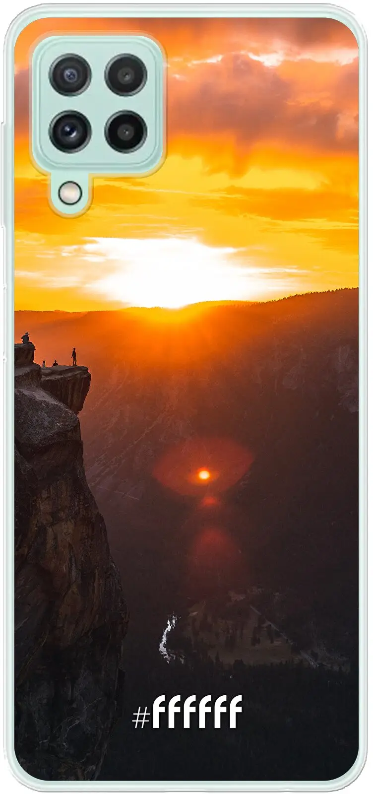 Rock Formation Sunset Galaxy A22 4G