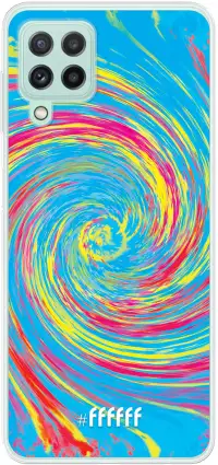 Swirl Tie Dye Galaxy A22 4G