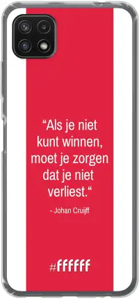 AFC Ajax Quote Johan Cruijff Galaxy A22 5G