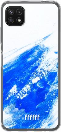 Blue Brush Stroke Galaxy A22 5G