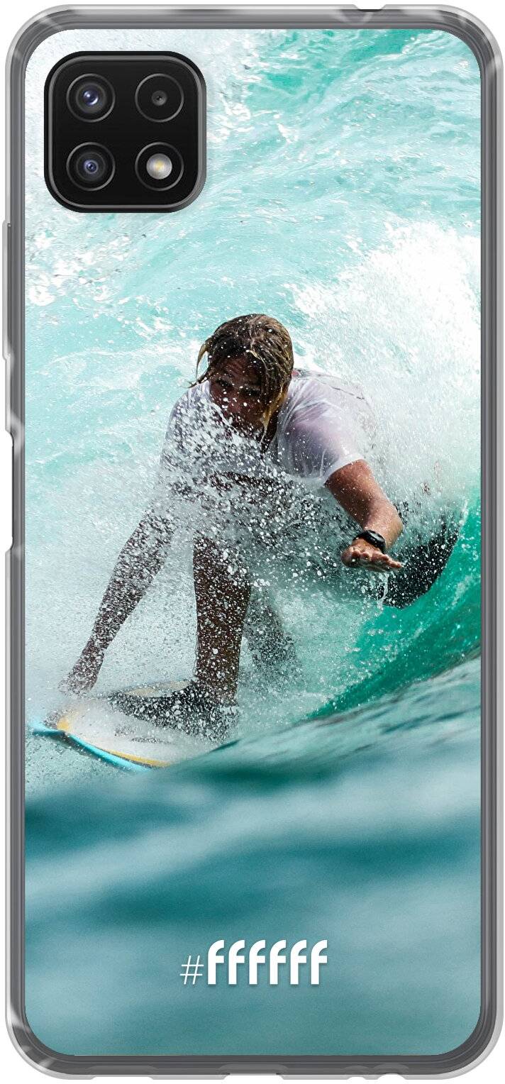 Boy Surfing Galaxy A22 5G
