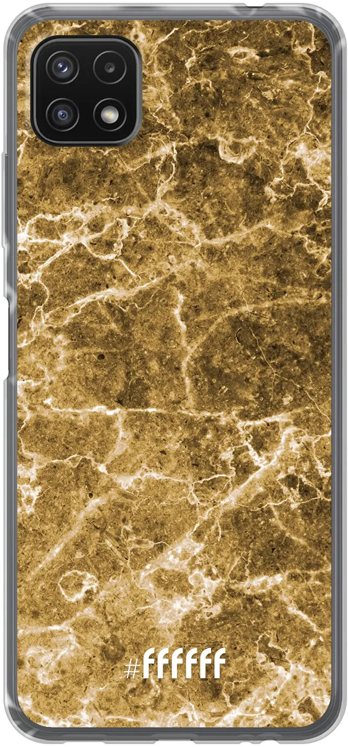 Gold Marble Galaxy A22 5G