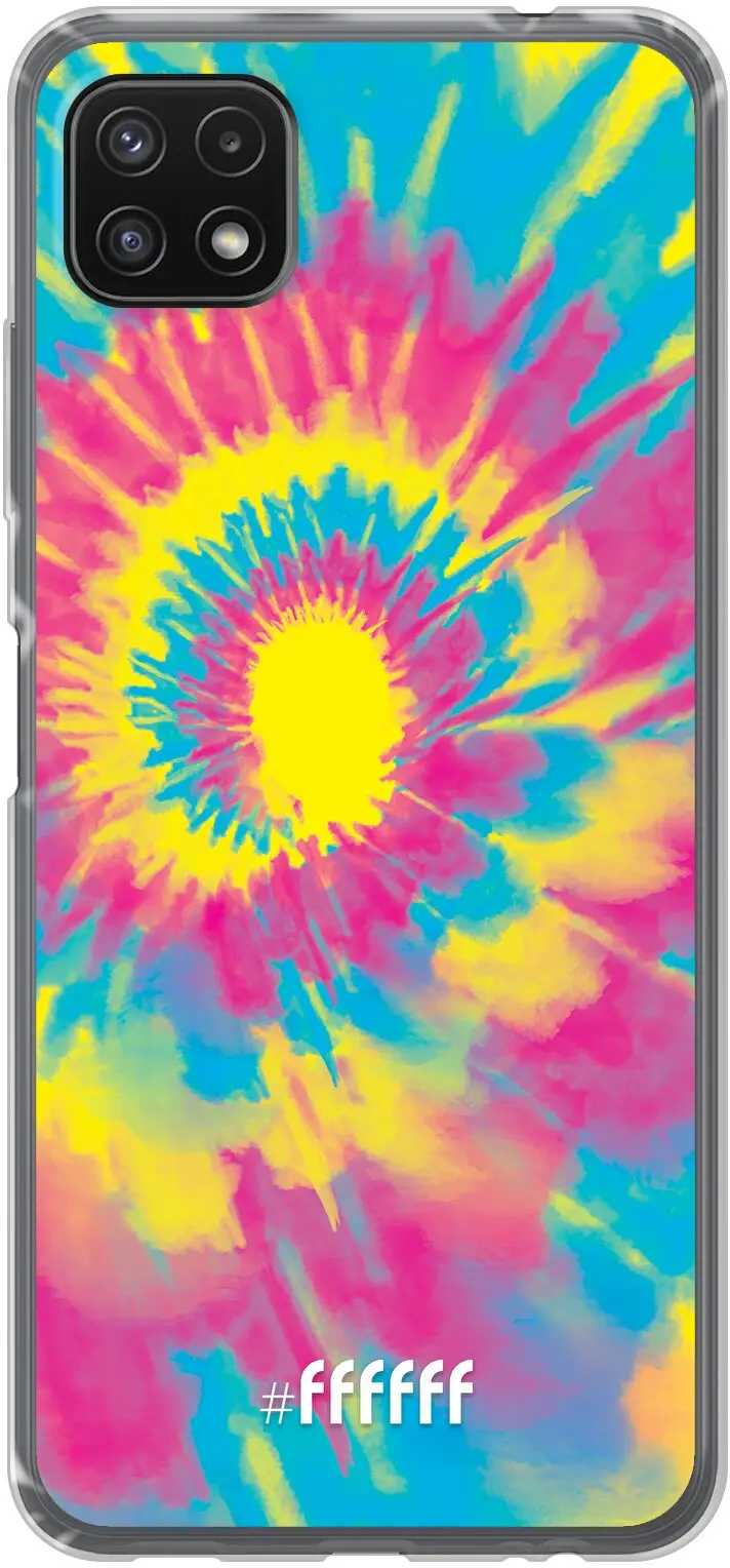 Psychedelic Tie Dye Galaxy A22 5G