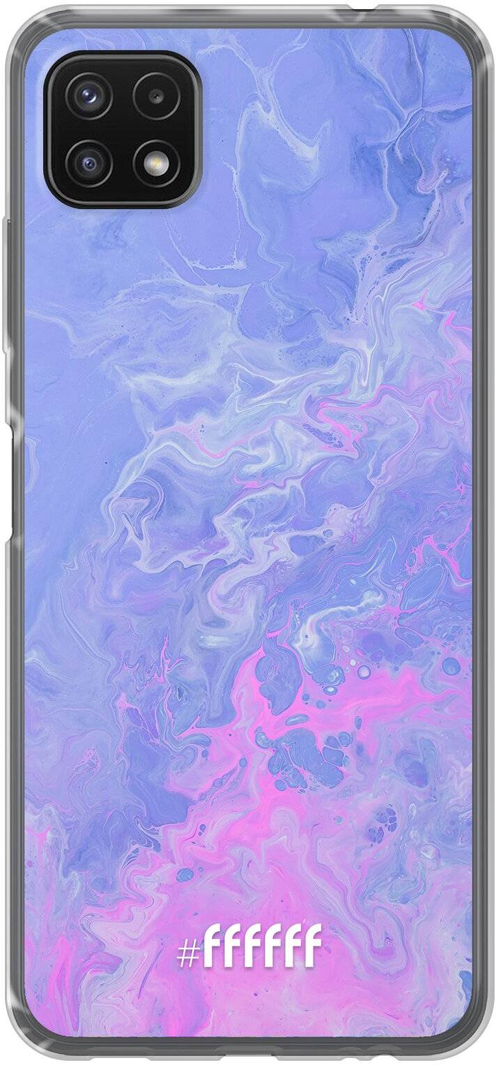 Purple and Pink Water Galaxy A22 5G