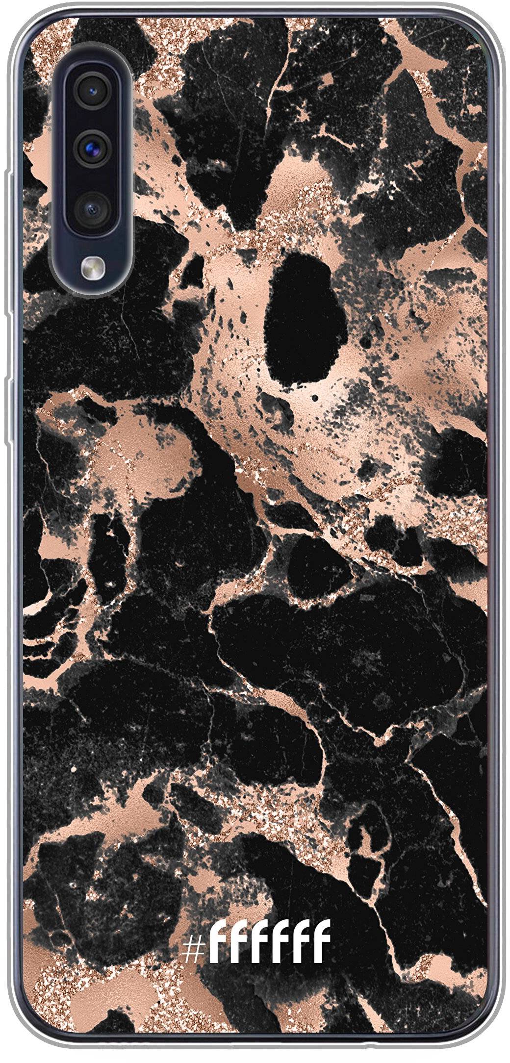 Rose Gold Marble Galaxy A30s