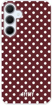 Burgundy Dots Galaxy A35