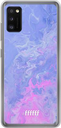Purple and Pink Water Galaxy A41